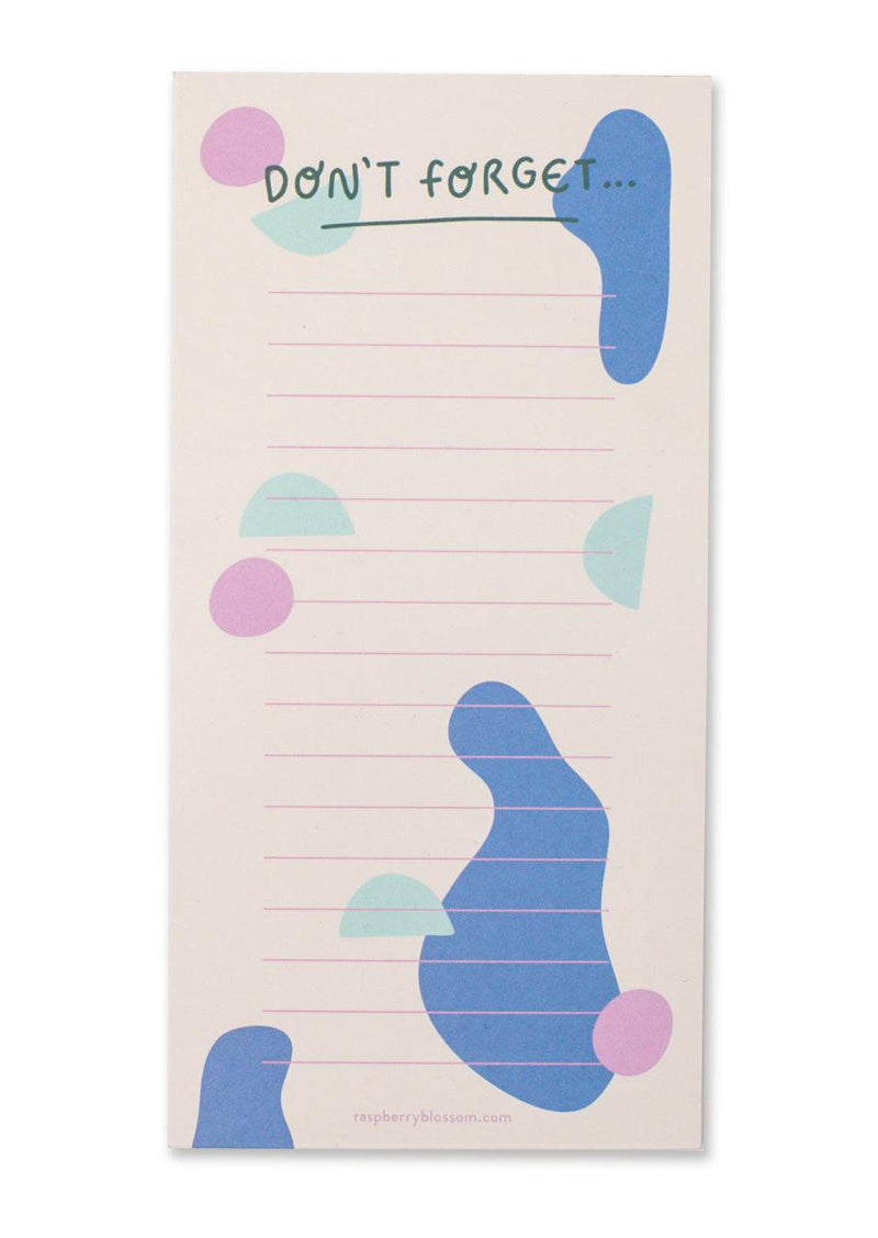 List Pad - Don’t Forget - SpectrumStore SG