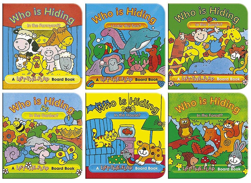 Mini Lift-the-Flap Books - Who is Hiding in the Forest? - SpectrumStore SG