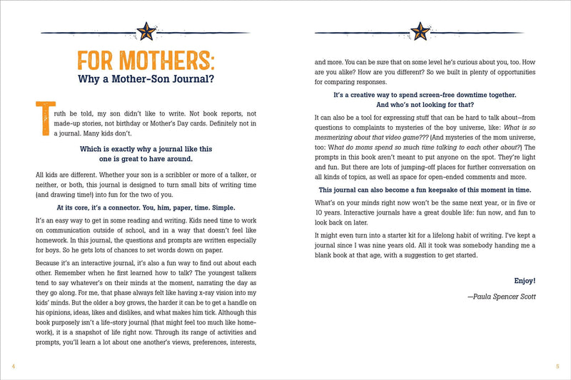 Mother & Son - Our Back & Forth Journal - SpectrumStore SG