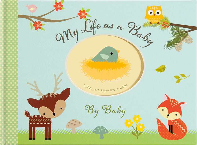 My Life as a Baby Record Keeper and Photo Album - Woodland Friends - SpectrumStore SG