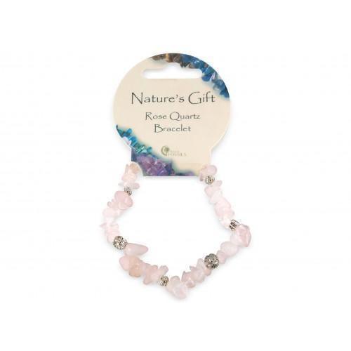 Nature's Gift Bracelets - Rose Quartz - SpectrumStore SG