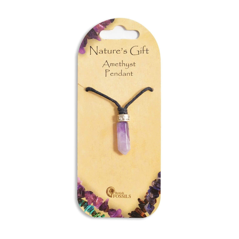 Nature's Gift Point Necklace - Amethyst - SpectrumStore SG
