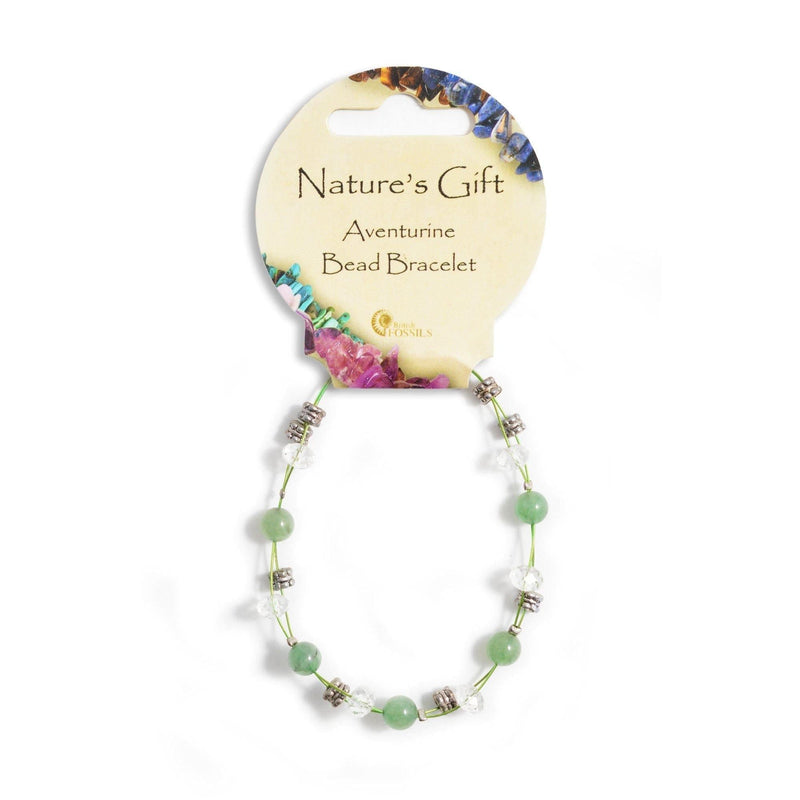 Nature's Gift Wire Bracelet - Aventurine - SpectrumStore SG