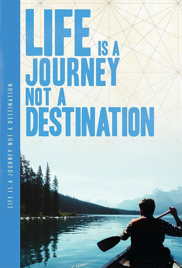 Notes 'N' Quotes Notebook: Life Is A Journey - SpectrumStore SG