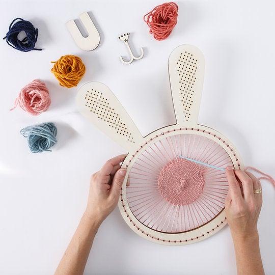 Shaped Loom Weaving Kit - Bunny - SpectrumStore SG
