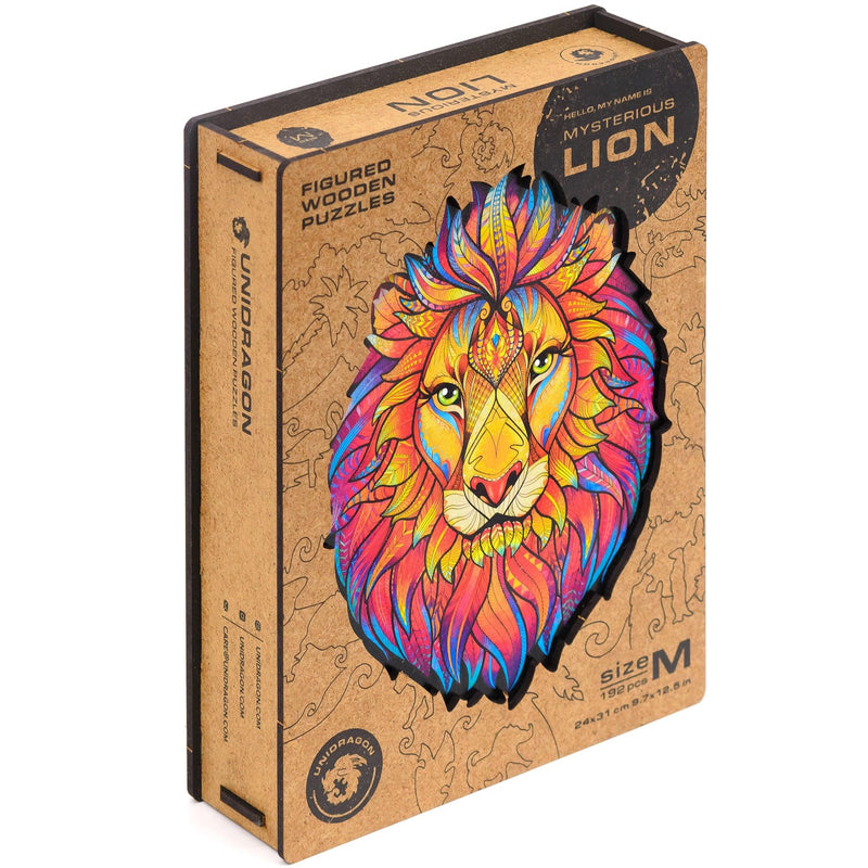 Wooden Puzzle: Mysterious Lion (Small/Medium) - SpectrumStore SG