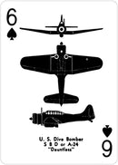 World War II Airplane Spotter Playing Cards - SpectrumStore SG