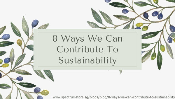8 Ways We Can Contribute To Sustainability - SpectrumStore SG