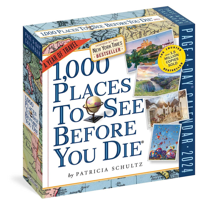 1,000 Places to See Before You Die Color Page-A-Day® Calendar 2024 - SpectrumStore SG