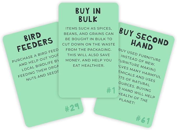 100 Ways To Save The Planet Cards