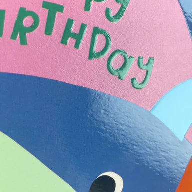 Happy Birthday Shark Card