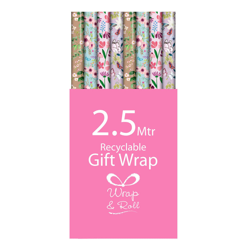 2.5 Metres Floral Giftwrap - SpectrumStore SG