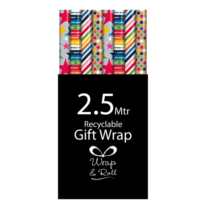 2.5 Metres Generic Giftwrap - SpectrumStore SG