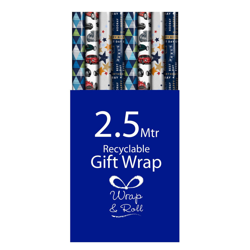 2.5 Metres Male Giftwrap - SpectrumStore SG