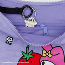 Medium Nylon Crescent Bag - Embroidered My Melody Strawberry