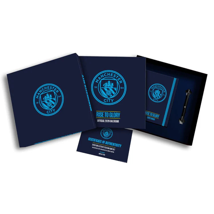 2026 Calendar & Diary Musical Gift Box - Manchester City FC (Pre-Order Arrives End Nov)