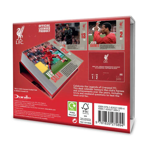 2026 Desk Block Calendar - Liverpool FC (Pre-Order Arrives End Nov)