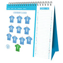 2026 Desk Easel Calendar - Manchester City FC (Pre-Order Arrives End Nov)