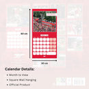 2026 Square Calendar - Arsenal FC Legends (Pre-Order Arrives End Nov)