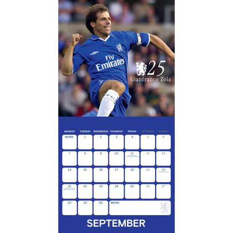 2026 Square Calendar - Chelsea FC Legends (Pre-Order Arrives End Nov)