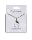Giftstones Point Pendant - Polished Quartz