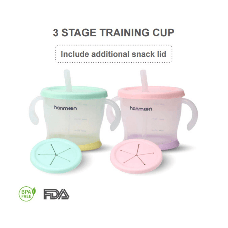 3-Stage Training Cup with Snack Lid