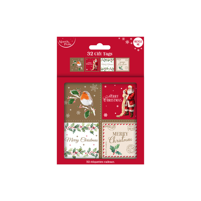 32 Pieces Trad Gift Tags