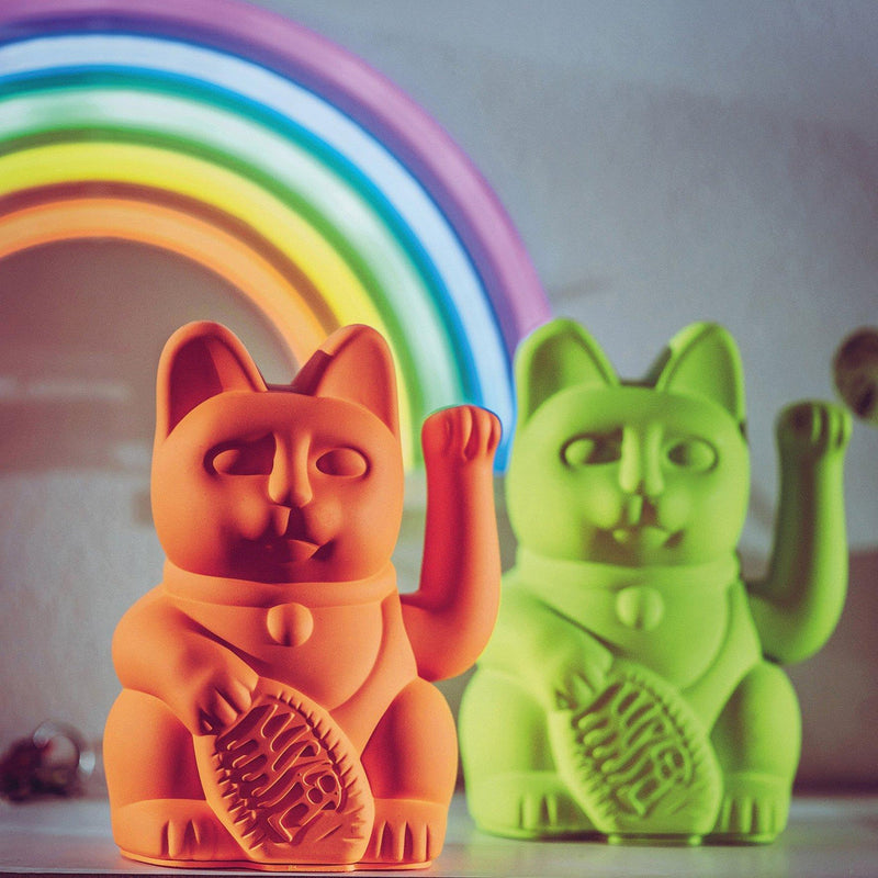 Lucky Cat Classic - Neon Orange