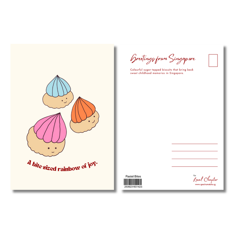 Singapore Postcard - Pastel Bites