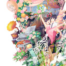 Singapore 3D Greetings Card -  Love Blossoms