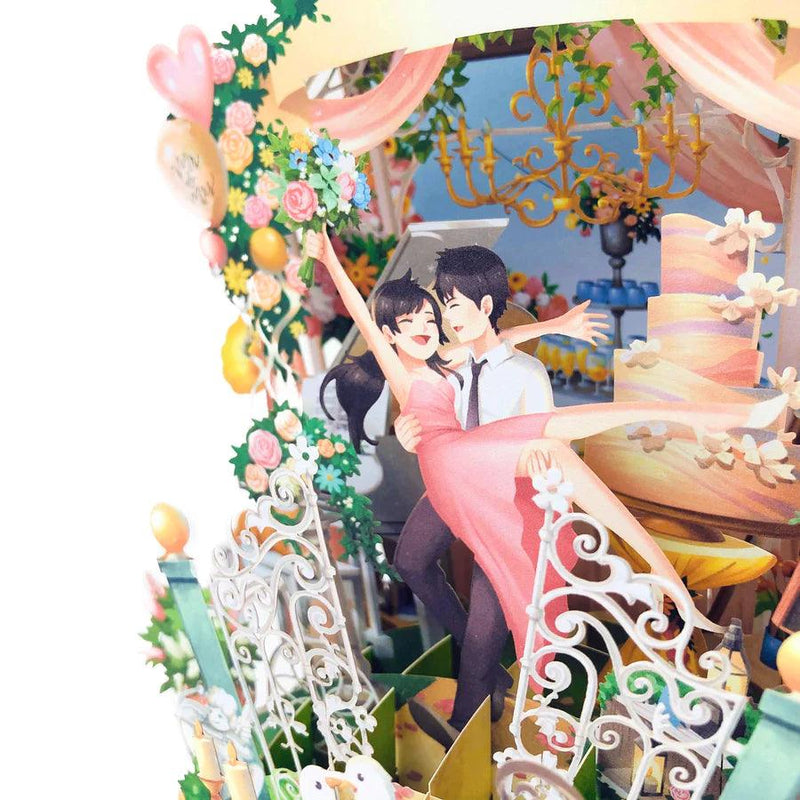 Singapore 3D Greetings Card -  Love Blossoms
