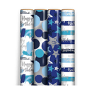 Giftwrap 1.5M Male Metallic