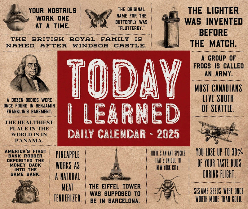 Today I Learned (TIL) 2025 Box Calendar