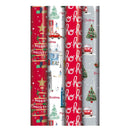 4 Metres Christmas Gift Wrap - Contemp
