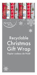 4 Metres Christmas Gift Wrap - Contemp