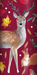 4 Metres Christmas Gift Wrap - Woodland