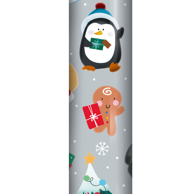 4 Metres Christmas Gift Wrap - Cute (Pre-Order Arrives Early Dec)