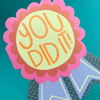 You did it! Card