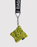 Puffy Earbuds Case - Chartreuse Paisley