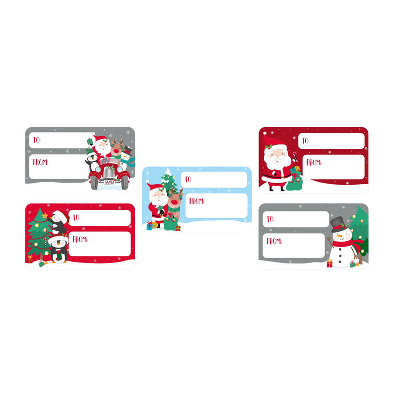 50 Pieces Christmas Gift Labels - Classic