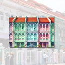 Singapore Postcard - Joo Chiat Shophouse
