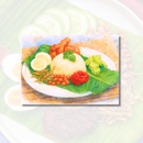 Singapore Postcard - Nasi Lemak
