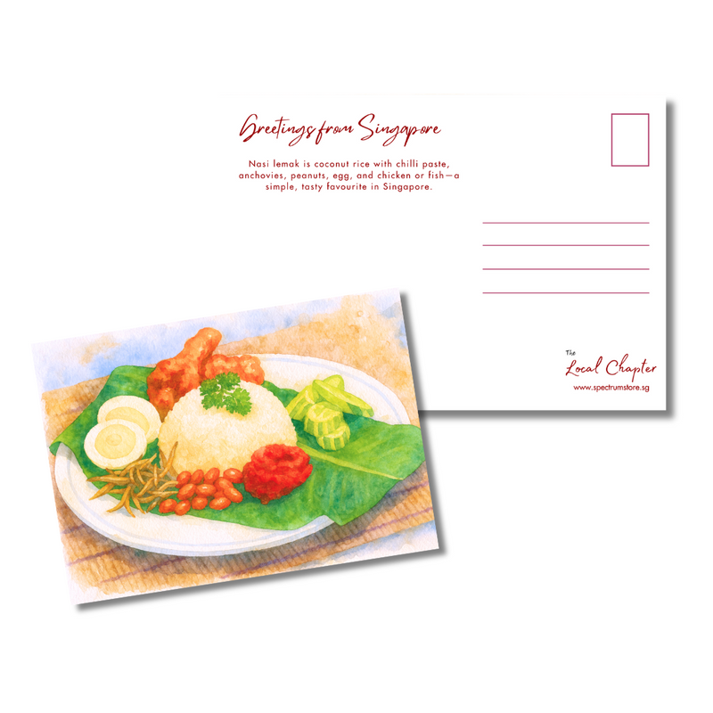 Singapore Postcard - Nasi Lemak