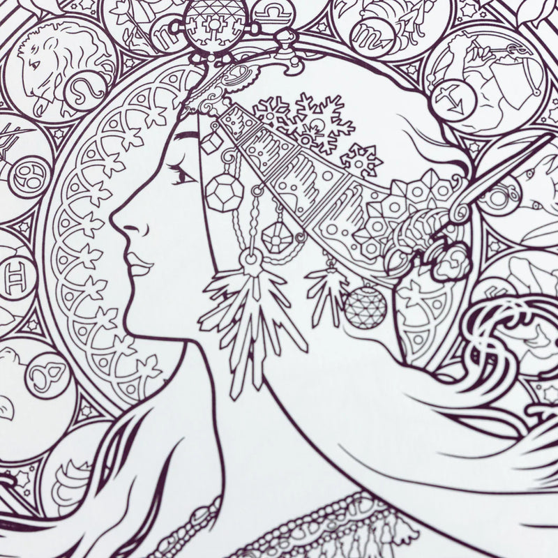 Colouring Book - Alphonse Mucha