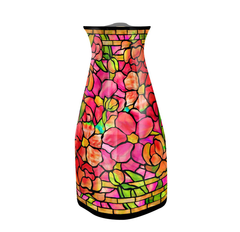 Expandable Flower Vase - Louis C Tiffany Pink Peony