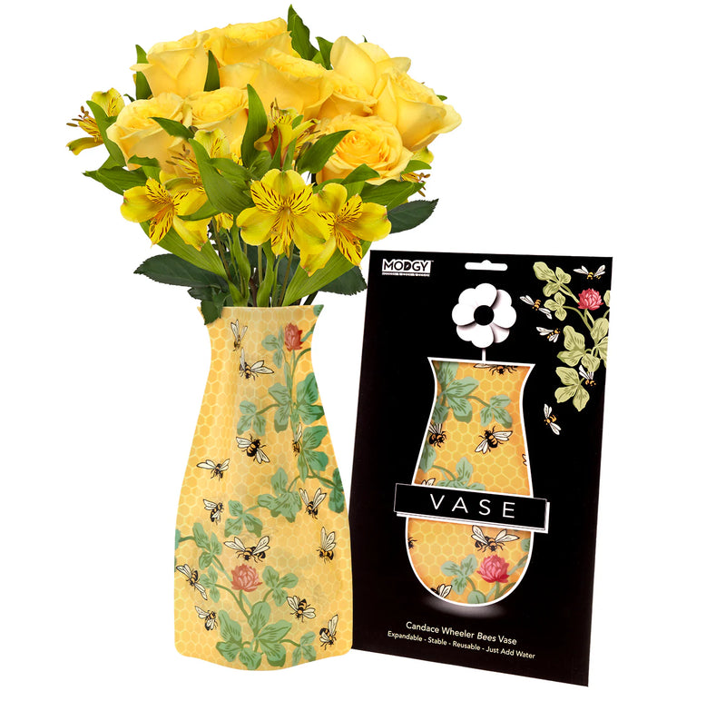 Expandable Flower Vase - Candace Wheeler Bees