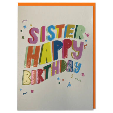 Sister Happy Birthday Card