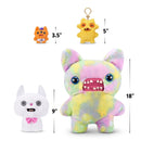 Alley Cat 9" Plush  - White & Pink Cheezee