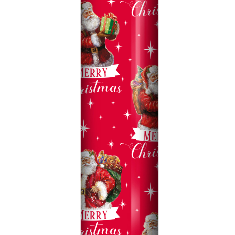 7 Metres Christmas Gift Wrap - Trad