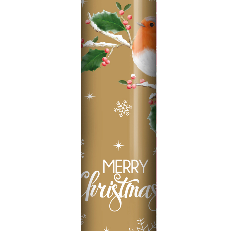 7 Metres Christmas Gift Wrap - Trad
